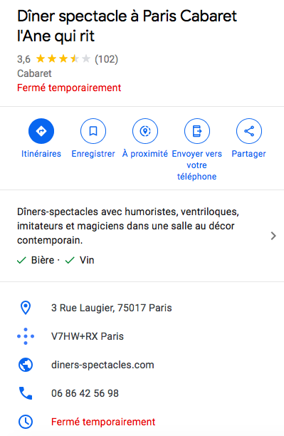 Référencement Google my business